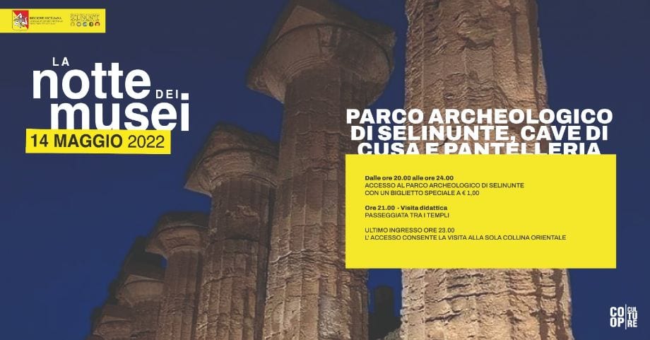 Anche Selinunte alla "Notte dei Musei 2022"