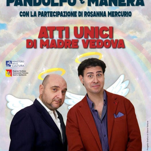 Pandolfo e Manera, comicità 'ultraterrena'. Commedia al teatro Cielo d'Alcamo