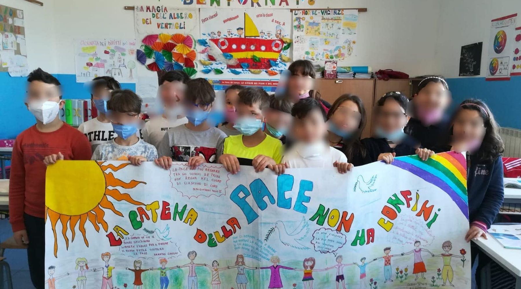 Da stamattina e fino alla sera, l'IC 'Navarra' celebra la pace con tante iniziative. Anche fiaccolata e concerto