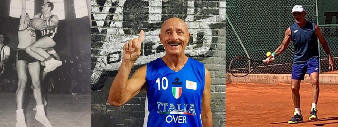 'Highlander' Peppe , in nazionale master di basket e di tennis. Attestati da ovunque, meno da Trapani (VIDEO)