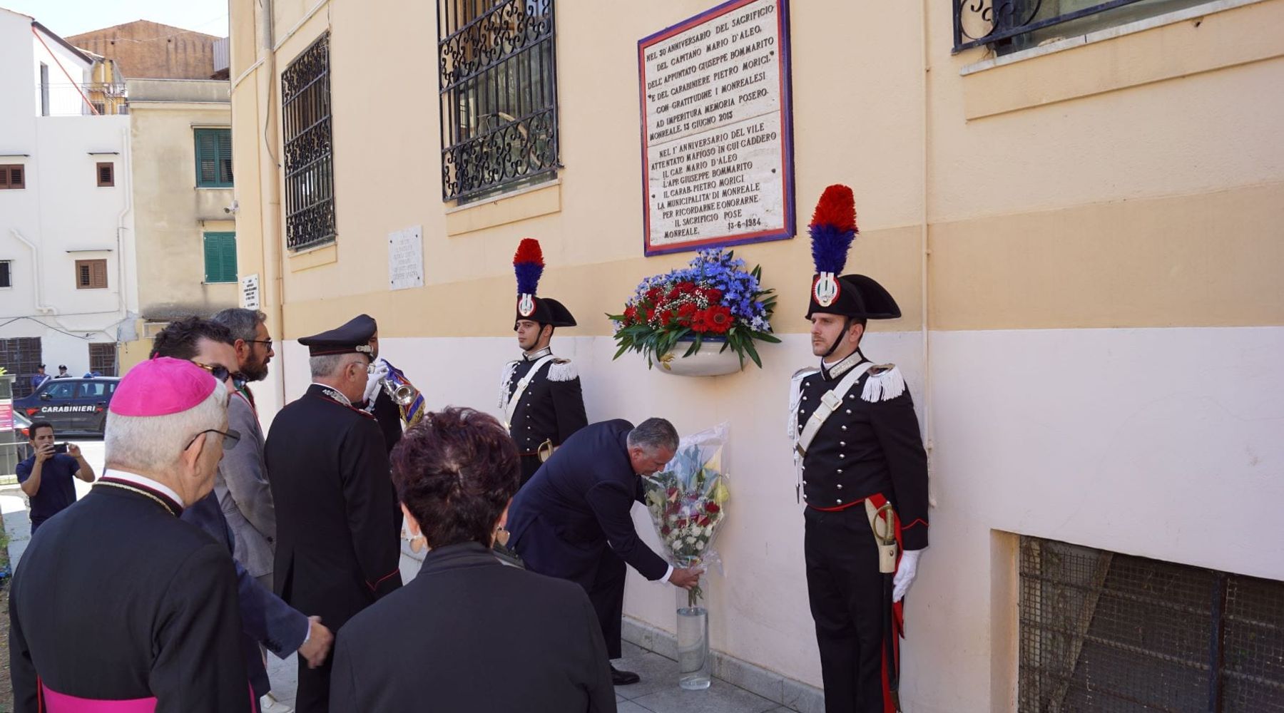 Bommarito, D'Aleo e Morici. Commemorazione a Palermo per i carabinieri uccisi dalla mafia