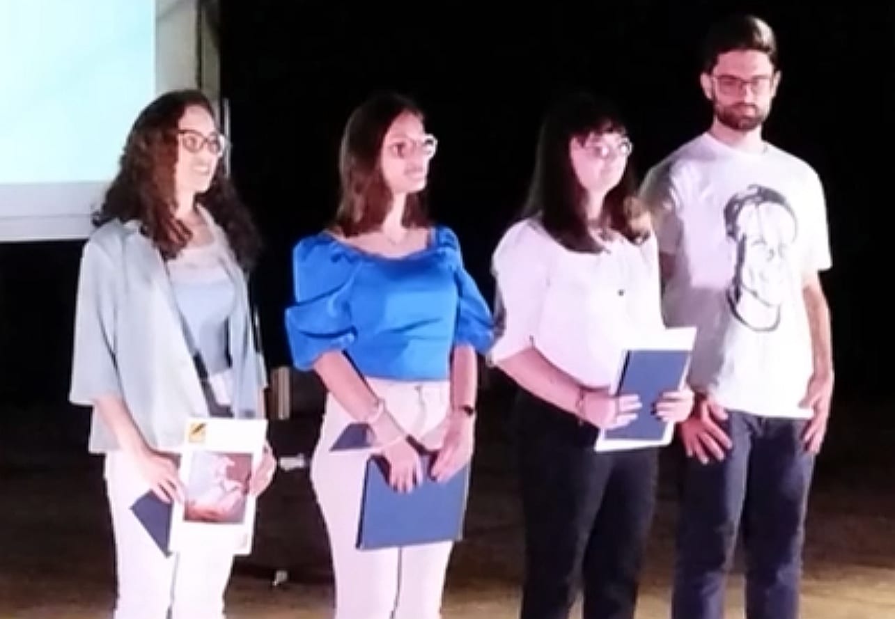 Premio letterario "Filippo Sanna" a Rieti. Una giovane castellammarese al primo posto