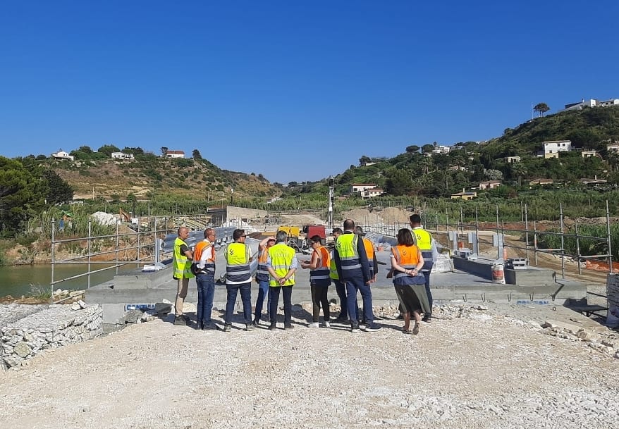 Ponte provvisorio sul San Bartolomeo, celerità nei lavori. Inaugurazione anticipata
