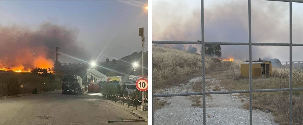 Emergenza incendi, 36 interventi ieri dei VVF. Ad Alcamo ‘Protezione Civile’ salva CCR