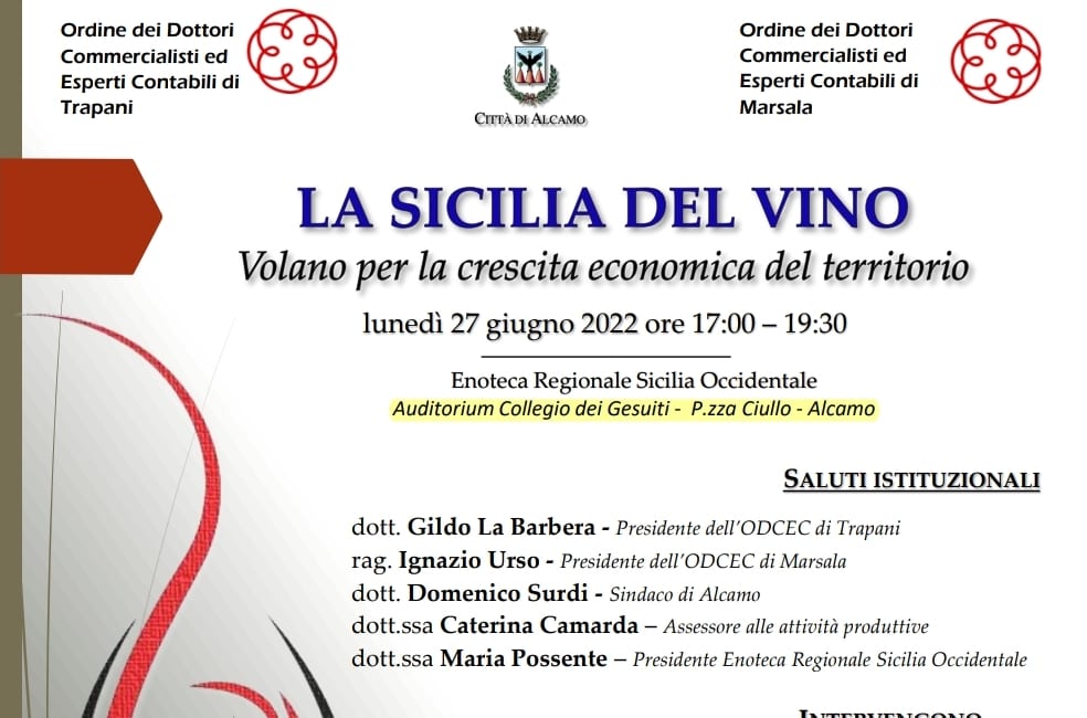 Settore vinicolo in evoluzione e sempre trainante per l'economia. Incontro tra commercialisti e aziende