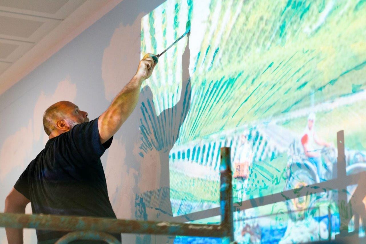 Trentennale Airgest. Inaugurato a Birgi, il murales "Ossimoro" di Igor Scalisi Palminteri