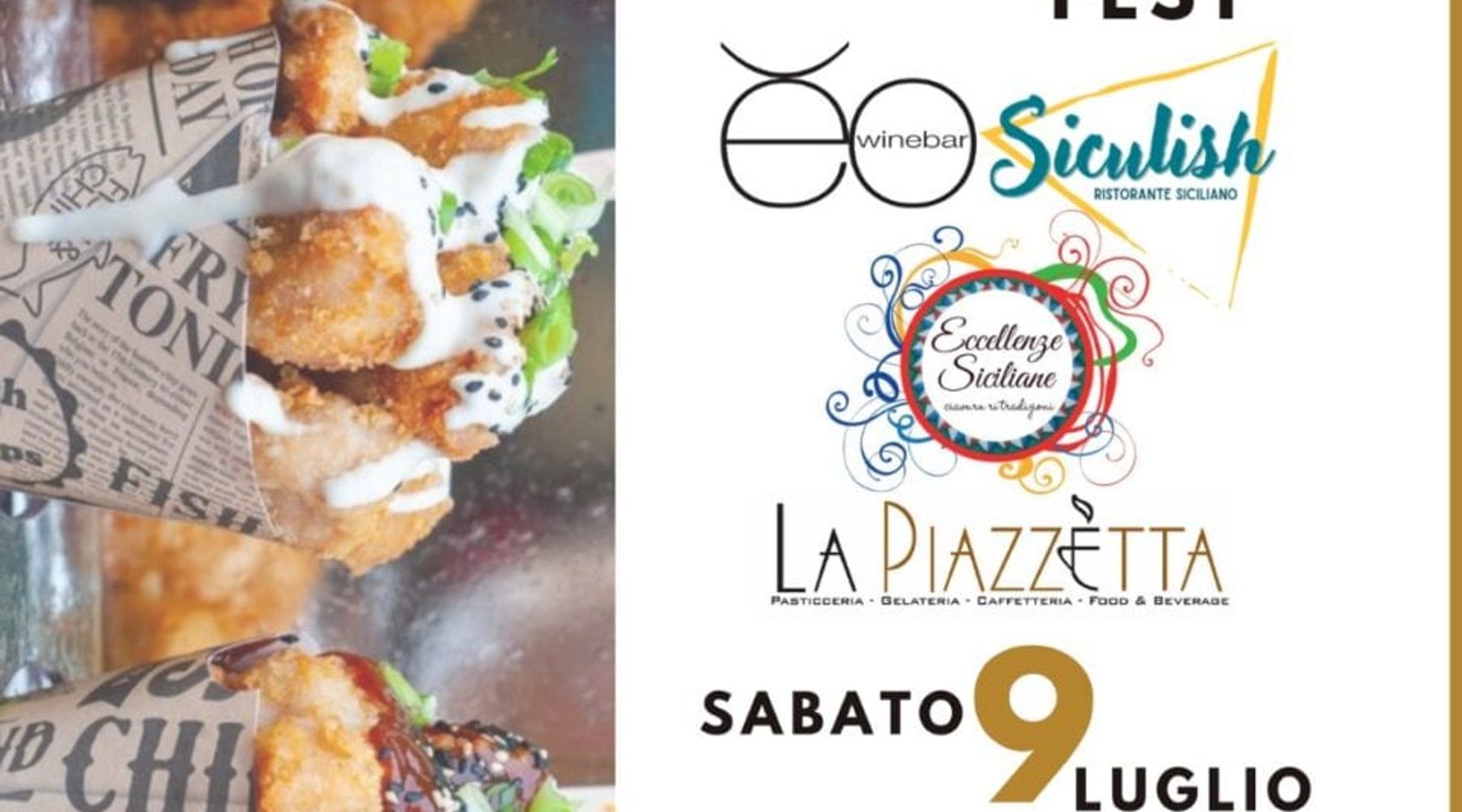 "Street Food Summer Fest 2022". Cibo, vino e musica a Balestrate