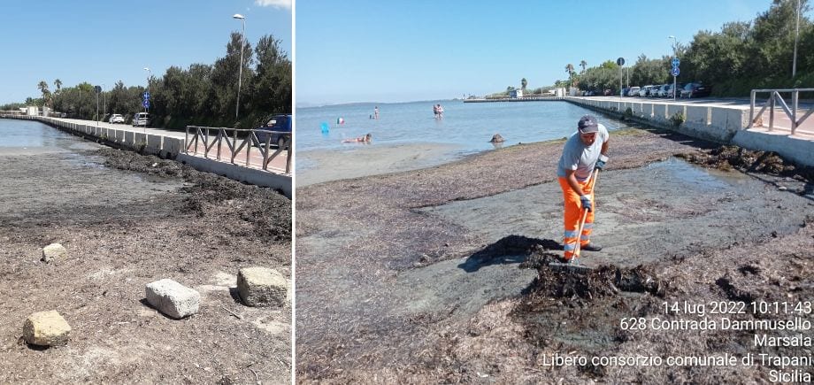 Lavori di recupero per le spiaggette di Marsala. Erano da anni, in stato di abbandono