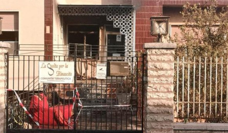 Incendio alla struttura di recupero a Campobello di Mazara. Tre ospiti con fratture