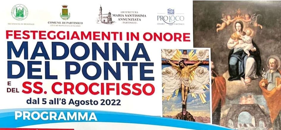 Festeggiamenti per la Madonna del Ponte a Partinico, eventi dal 5 all'8 agosto.