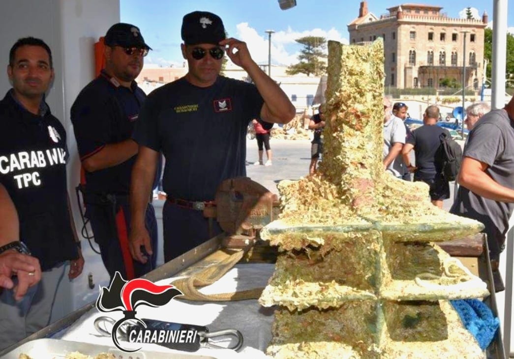 ‘Battaglia delle Egadi’, carabinieri recuperano a Levanzo rostro dopo 2.260 anni