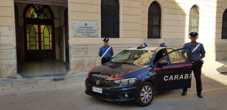 Avevano rubato una barca a Trapani. Denunciati dai carabinieri due giovani di ventiquattro e trent'anni