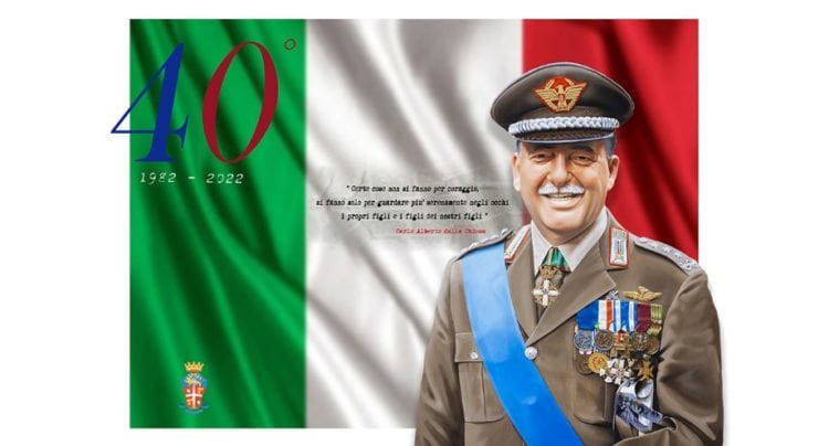 Eccidio Carlo Alberto Dalla Chiesa. Da oggi commemorazioni del 40°anniversario dalla morte