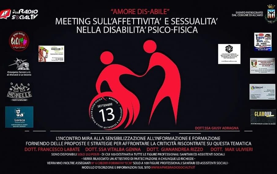 Sessualità e disabili, convegno ad Alcamo. Remore da parte di alcuni familiari