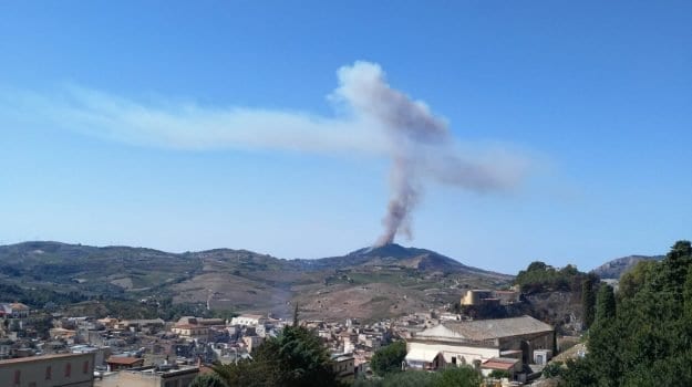 Incendio a Vita, danneggiato mezzo della forestale. Lievi escoriazioni per tre operai