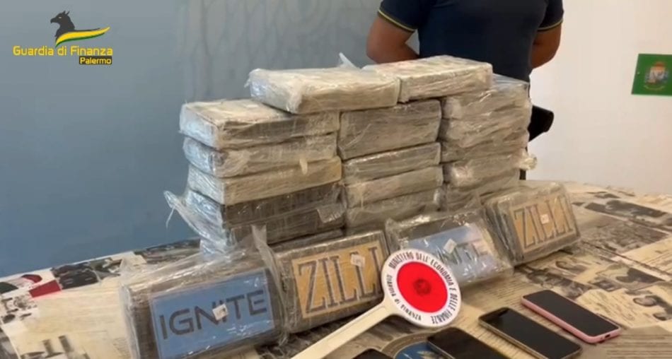 Sequestrati a Buonfornello 33 KG di cocaina. Destinata anche al trapanese