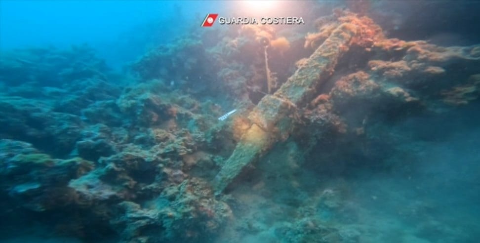 Tre ancore sul fondale di Mazara del Vallo, due di epoca romana. Prossimi rilievi in 3D