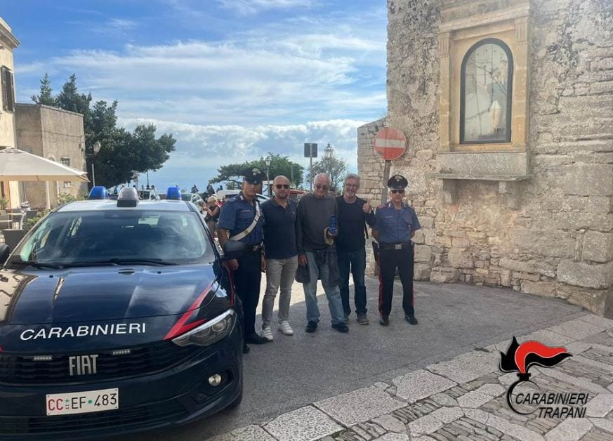 Turista 84enne smarrito per le vie di Erice, ritrovato in buono stato di salute