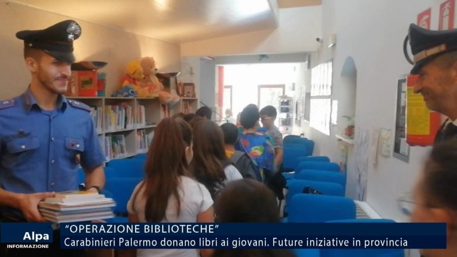 Operazione “biblioteche”, carabinieri di Palermo donano libri a quartieri disagiati. Previsto e repliche in altri comuni
