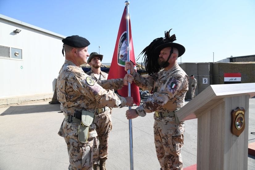 6° Reggimento Bersaglieri Trapani, passaggio di consegne. Patti lascia il comando Battaglione Contingente Italiano