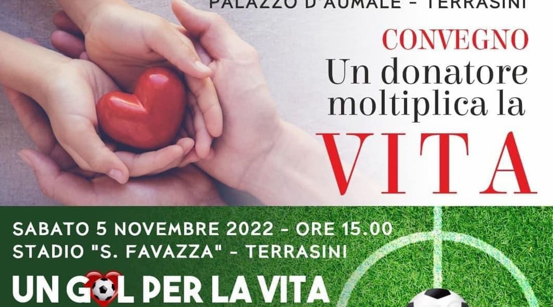 Donazione organi, sensibilizzazione e memorial ‘Gabriele Oliveri’ a Terrasini