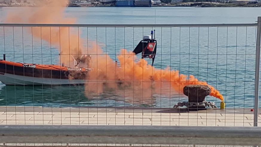 Esercitazione di security e simulazione al porto di Trapani. Attivate procedure antincendio