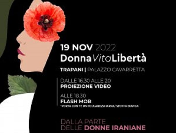 "DonnaVitaLibertà", incontro a Trapani a sostegno delle donne iraniane