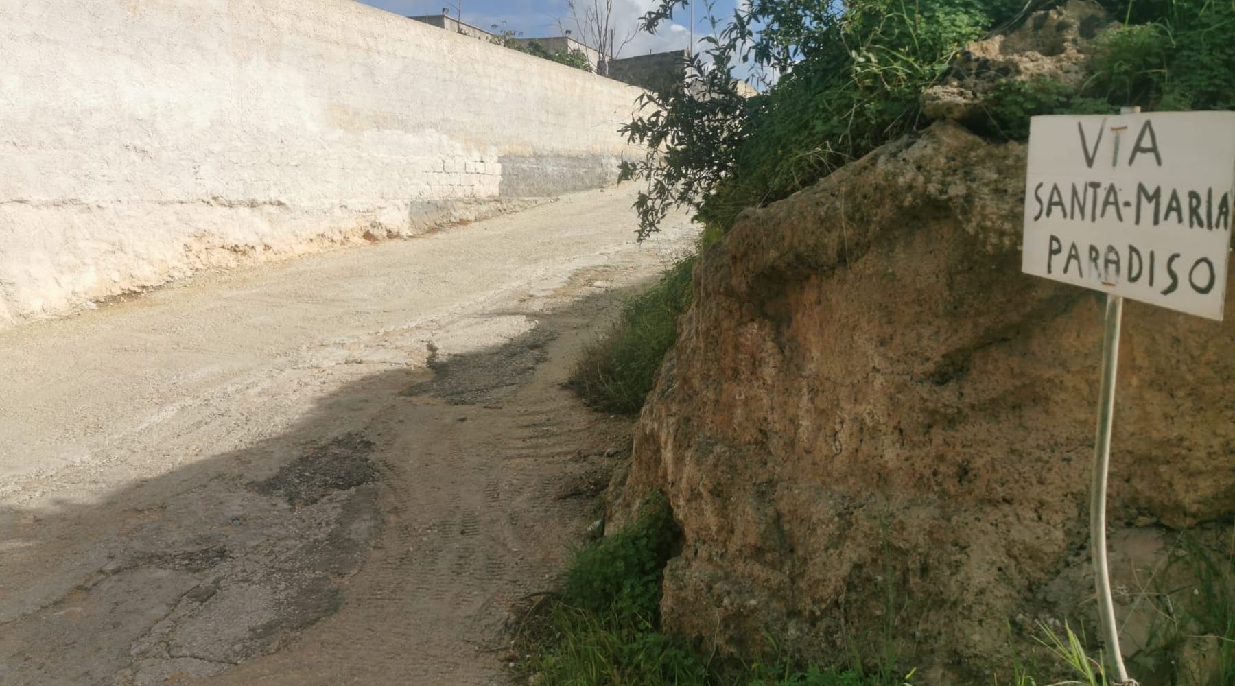 Messa in sicurezza di via Santa Maria Paradiso a Mazara, 90 giorni per la consegna dei lavori