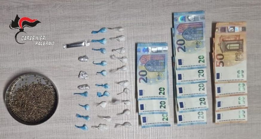 Detenzione e spaccio di droga, arrestato pregiudicato di Balestrate