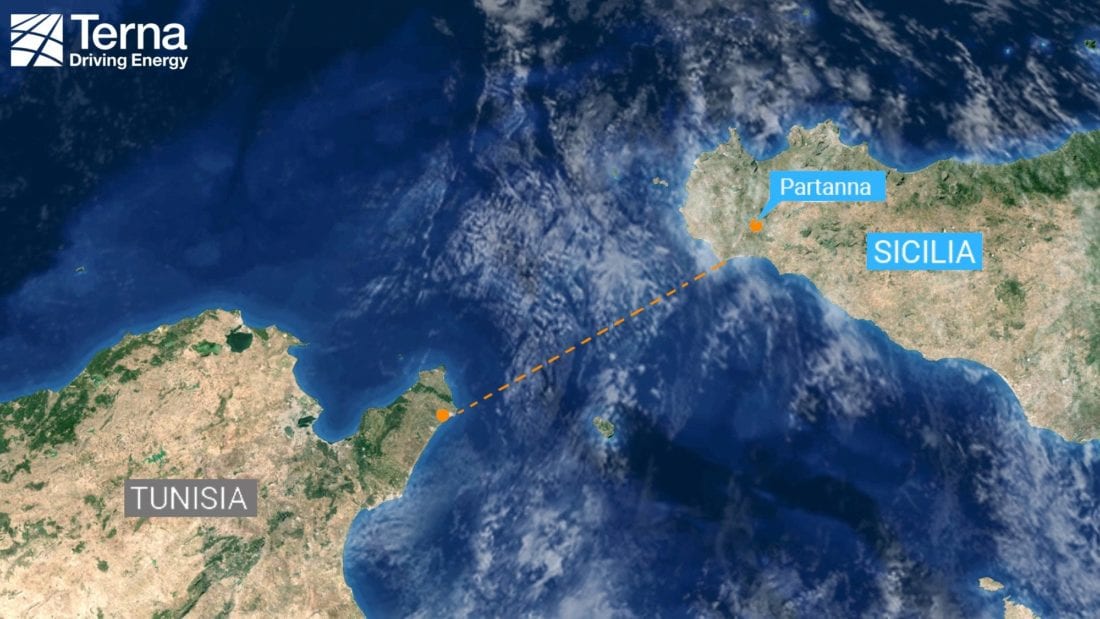 850 milioni per elettrodotto dalla Tunisia, a Castelvetrano l'approdo. Stazione di conversione a Partanna