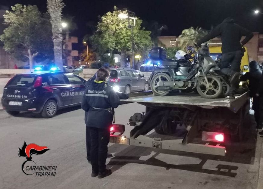 Denunce a Marsala, possesso illegale di armi e droga. Sequestrati veicoli