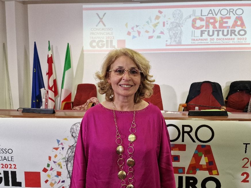 Cgil Trapani, confermata l’uscente Liria Canzoneri. Segreteria quasi tutta alcamese