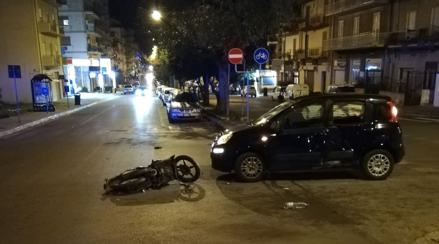 Scontro tra auto e ciclomotore ad Alcamo, grave giovane diciottenne