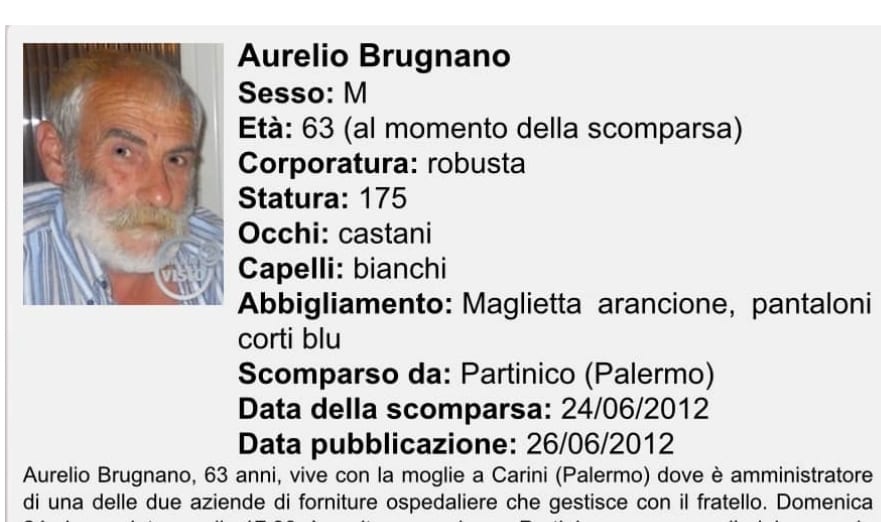 Imprenditore partinicese scomparso nel 2012, chiesta 'morte presunta'