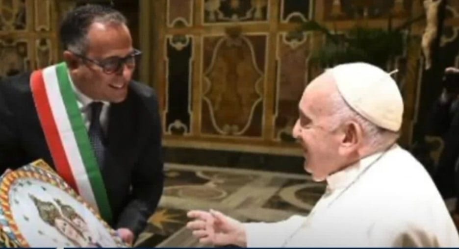 Tela della Patrona di Terrasini, donata al papa (VIDEO)