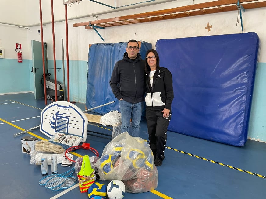 Attrezzature sportive nelle scuole di Paceco, dotazione al completo