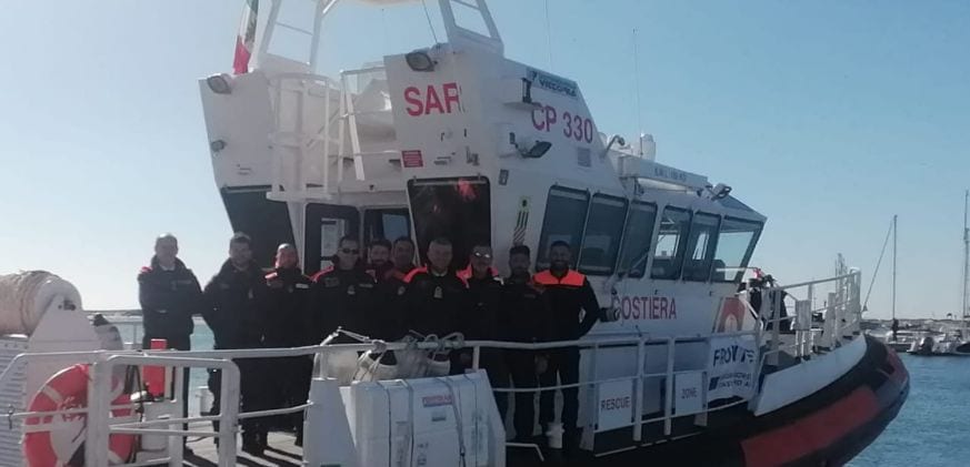 Rientrata a Trapani la motovedetta della Capitaneria di Porto. Era stata due mesi in Grecia