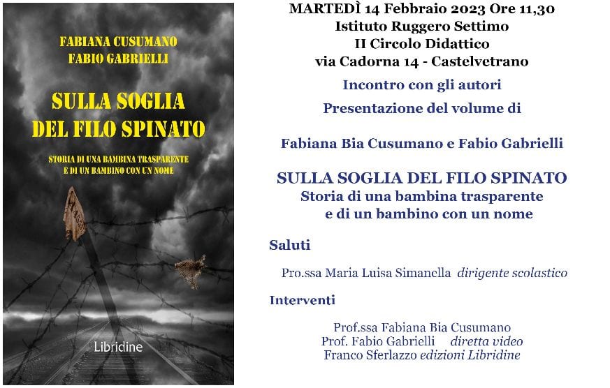 "Sulla soglia del filo spinato", libro sull'olocausto. Incontro con gli autori a Castelvetrano