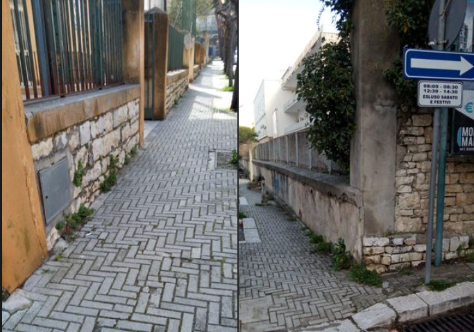 Adeguamento dei marciapiedi di via "Don G. Colletto" a Corleone, consegnati i lavori