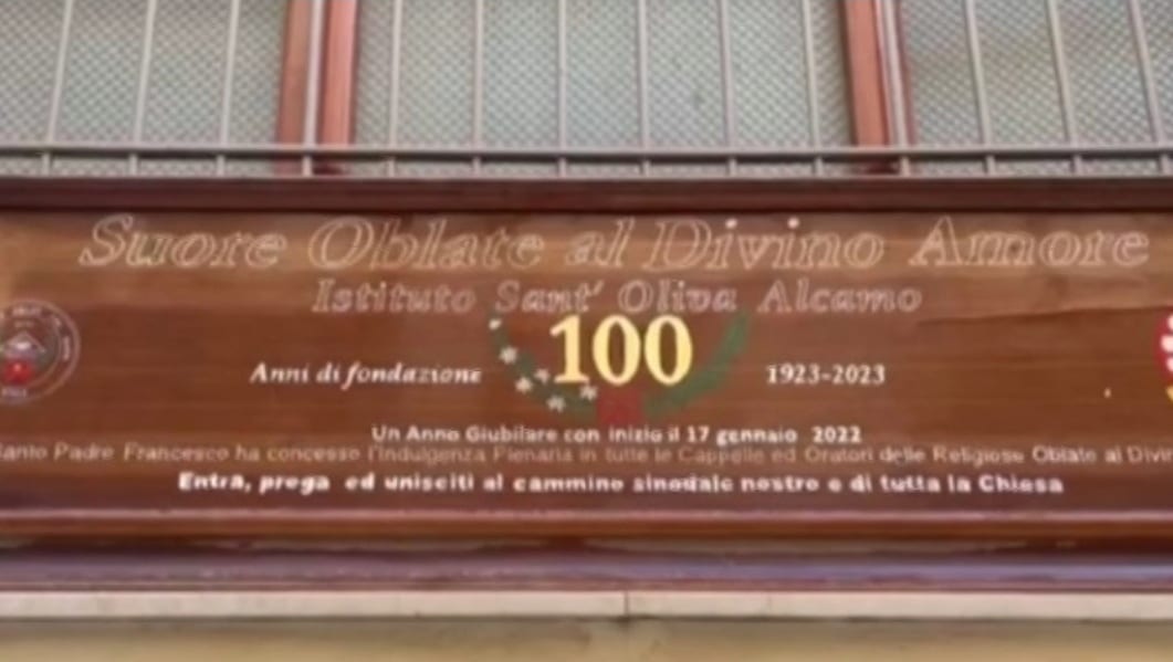 Festa ad Alcamo per le Suore Oblate del Divino Amore. Nacquero a Partinico