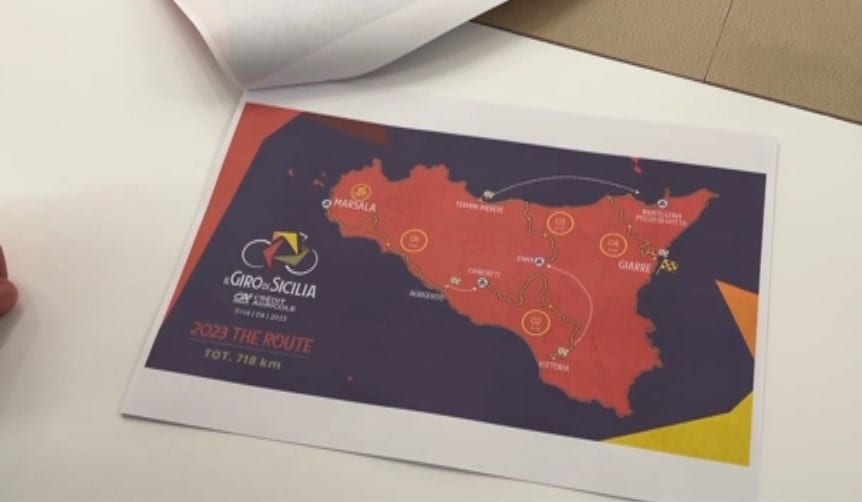 'Giro di Sicilia’ dall’11 al 14 aprile. Partenza da Marsala con Caruso e Viviani (VIDEO)
