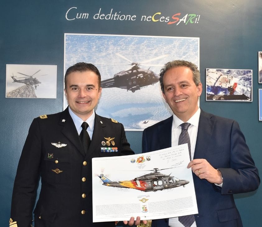 82° CSAR di Birgi, visita del sindaco di Marsala. 11 maggio, operazione di soccorso e stand