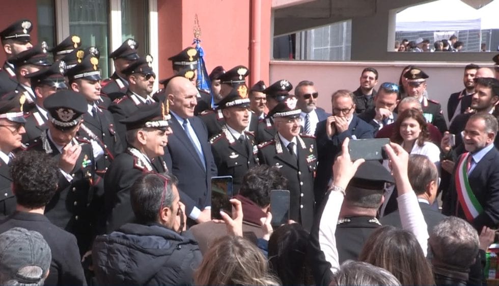 I carabinieri hanno una nuova caserma a Partinico. Battesimo con Crosetto e Luzi