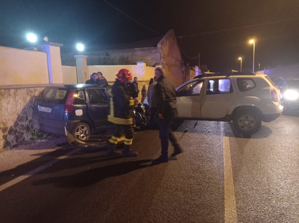 Scontro frontale tra due auto ad Erice Casa Santa, ferito uno dei conducenti