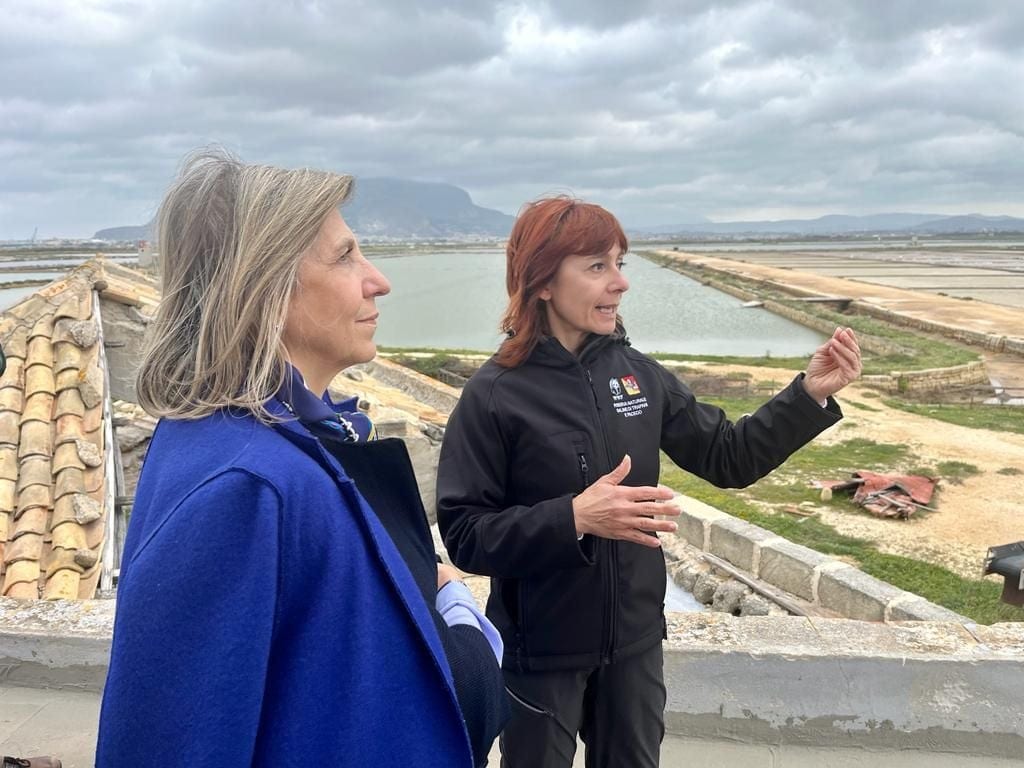 Riserva Regionale Saline di Trapani e Paceco, visita del prefetto Cocuzza