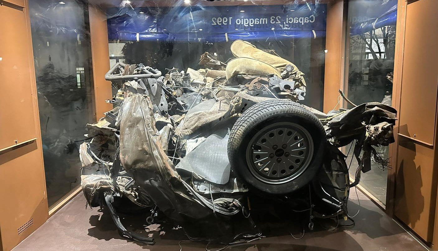 "Memoria Nostra", a Castelvetrano i resti dell'auto della strage di Capaci