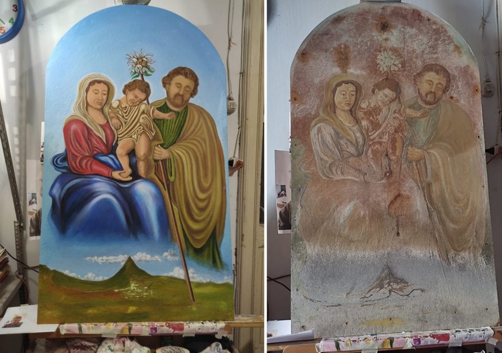 Via Crispi ad Alcamo, restaurata antica “fiuredda”. Donazione di emigrati