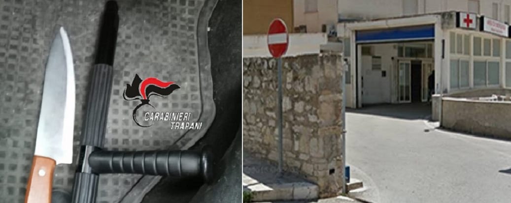 Minaccia tutti con un grosso coltello e ritorna alla carica. Carabinieri lo fermano con il taser