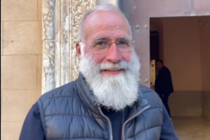Don Vitrano ospite ad Alcamo in chiesa Madre. Era braccio destro di Biagio Conte