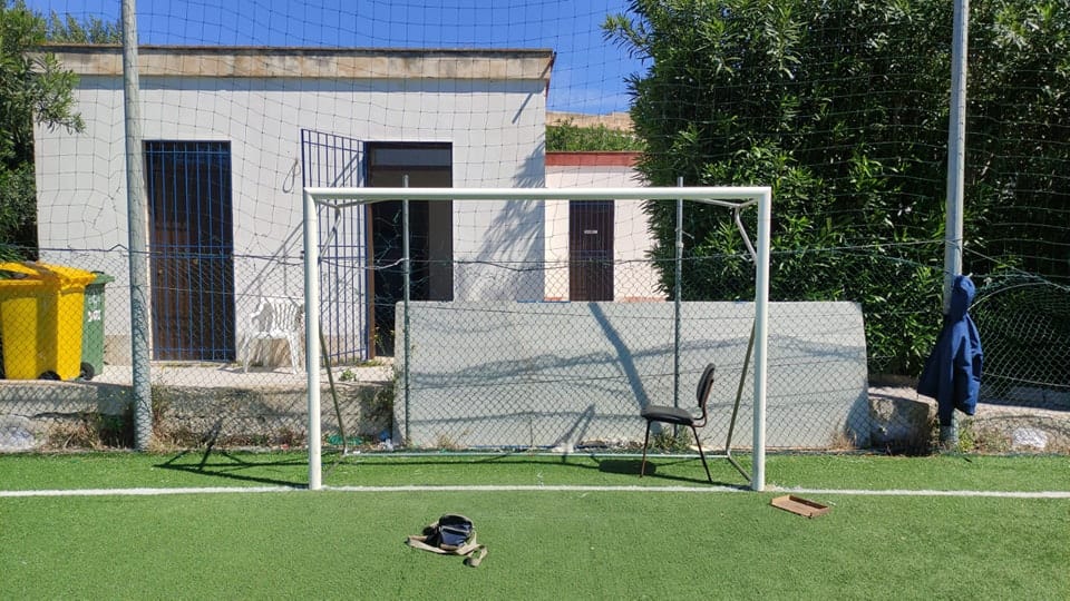 ASF Favignana, riposizionate le porte del campetto di calcio di via delle Fosse